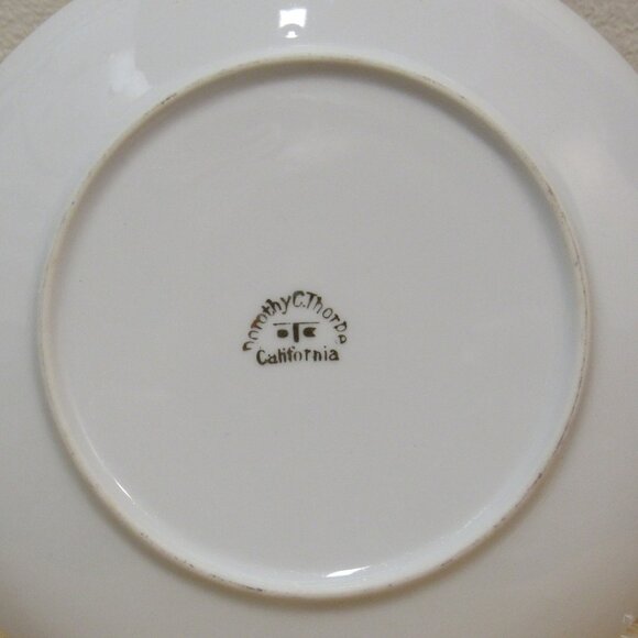 For Kur984 Dorothy C Thorpe Dot2 Bread & Butter Plate - Picture 4 of 5